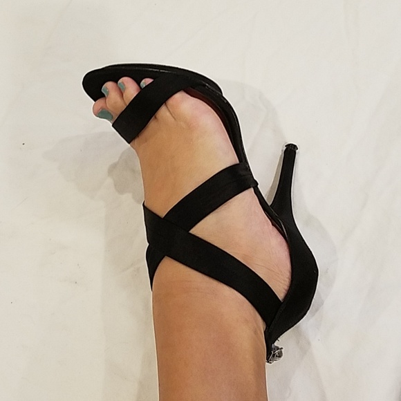 BCBGMaxAzria sexy satin heels size 10 - Picture 7 of 8